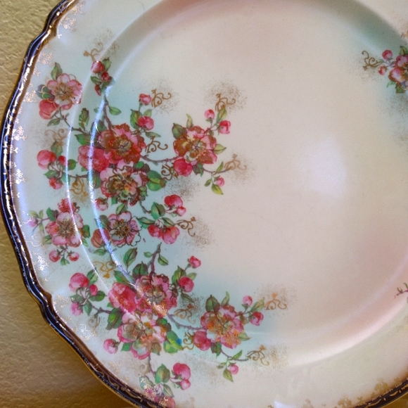 Vintage 12" Lecot Hand Painted China Serving Plate - Picture 4 of 12